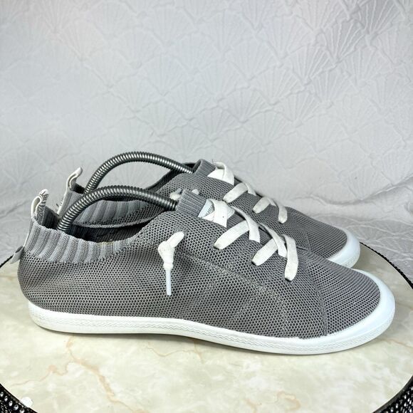 Tommy Bahama Sneakers Womens Size 10 Gray Slip On Bumptoe Memory foam Shoes - Picture 1 of 12